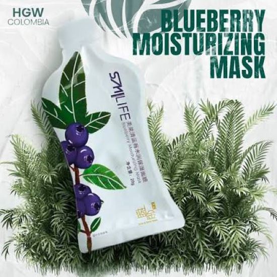 Green World Blueberry Moisturizing Mask (5 Pack)