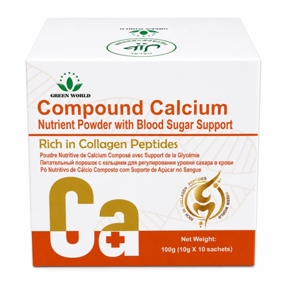 Green World Compound Calcium Nutrient Powder with Blood Sugar Support