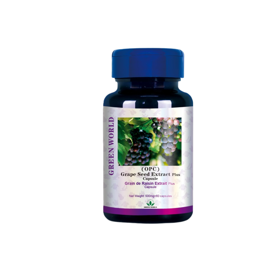 Green World Grape Seed Extract Plus OPC Capsules (60s)