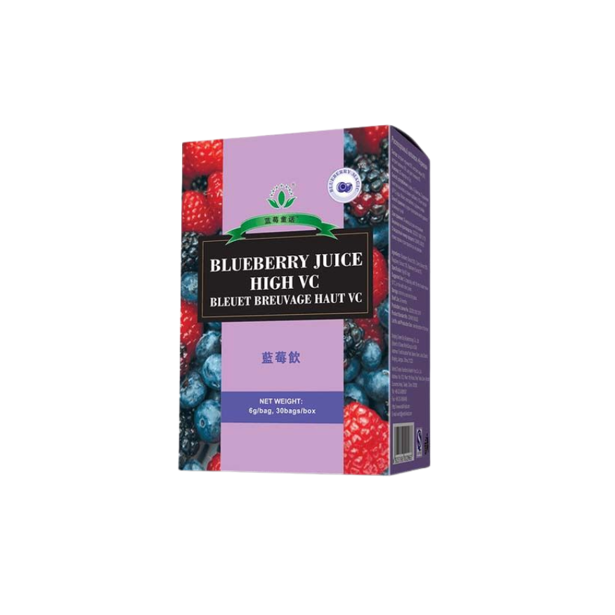 Green World Blueberry High-VC Juice Granules (30 Sachets)