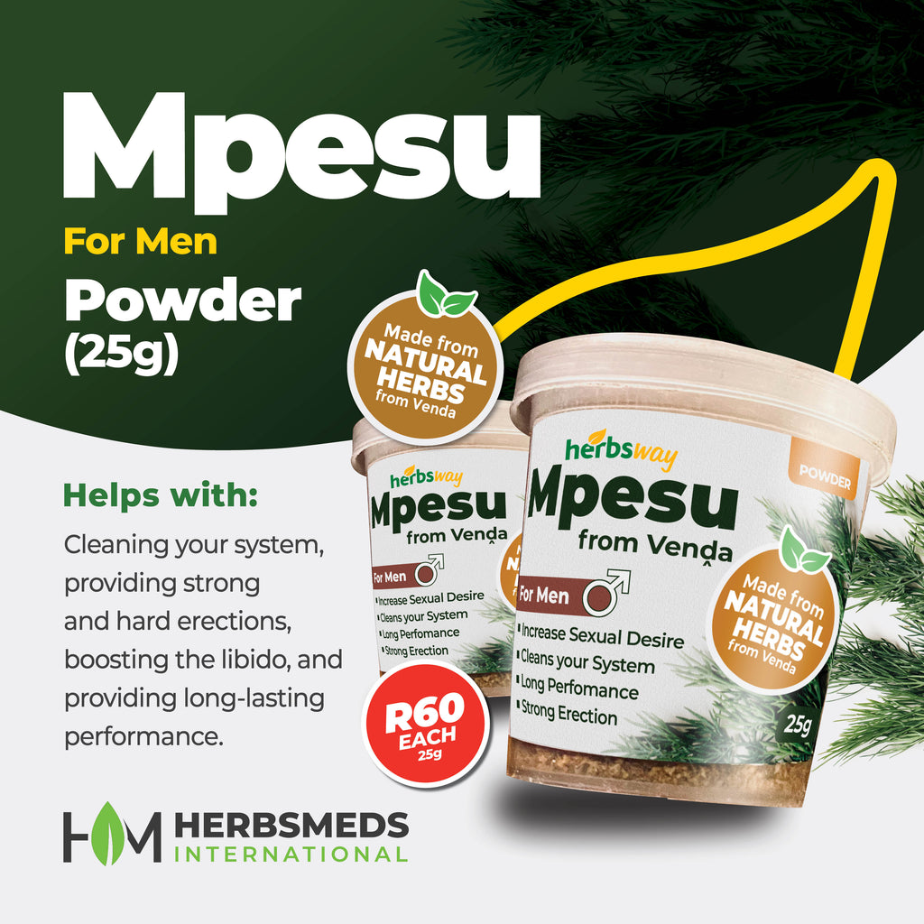 Premium Mpesu Natural Vitality Powder (25g) – Maximum Strength Male Stamina