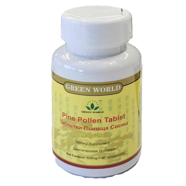 Green World Pine Pollen Chewable Tablets